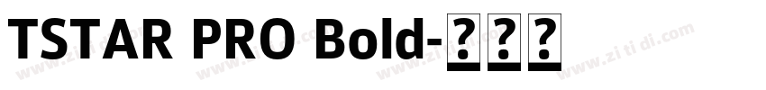 TSTAR PRO Bold字体转换